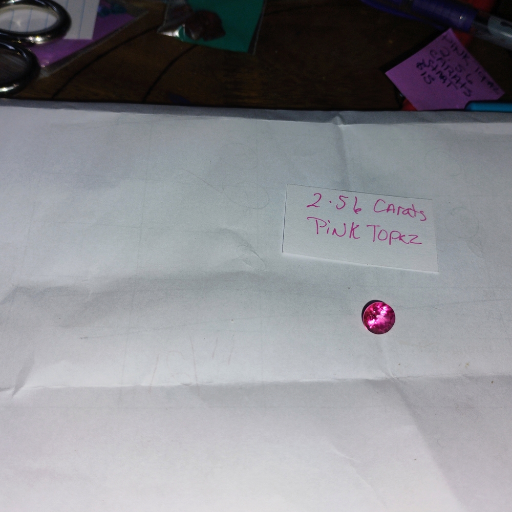 Pink Topaz Gemstone for Home Party Supplies